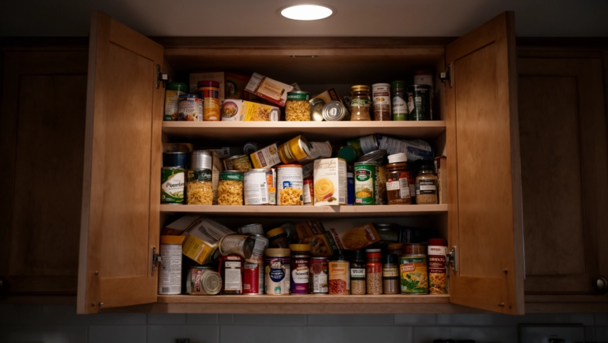 Drzwi do spiżarni z płyty meblowej