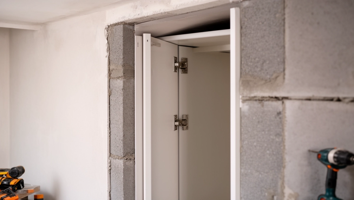 Jak zamontować drzwi do szafy na zawiasach