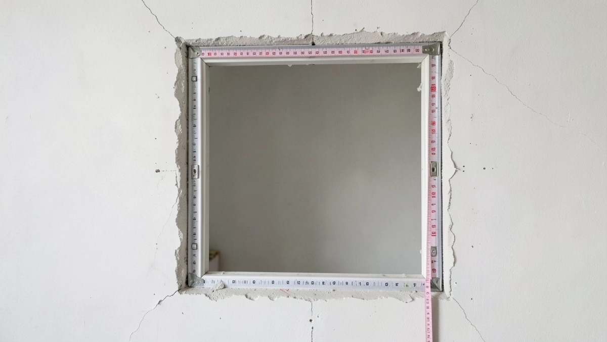 Jaki otwór pod drzwi 80 z ościeżnicą stałą