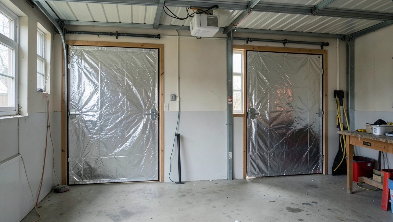 Przygotowanie miejsca do pracy z drzwiami foliowanymi