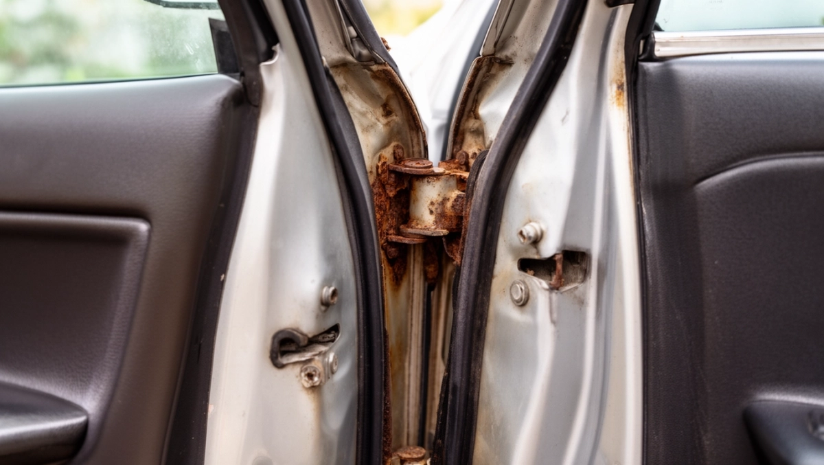 Regulacja drzwi samochodowych na zawiasach