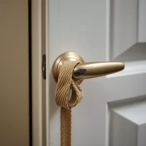 Jak zablokować klamkę w drzwiach