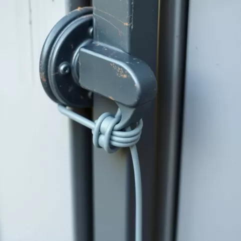 Jak zablokować klamkę w furtce