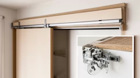 Jak zrobić drzwi przesuwne z płyty meblowej