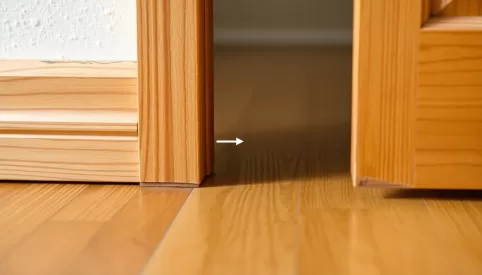 Jaka szczelina między drzwiami a podłogą