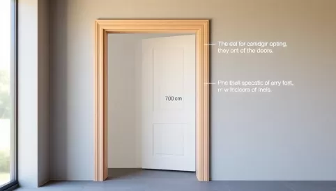 Jaki otwór na drzwi 70