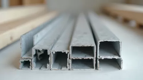 Jakie profile do ścianki działowej z drzwiami