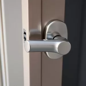 Klamka z zamkiem do drzwi balkonowych dwie strony