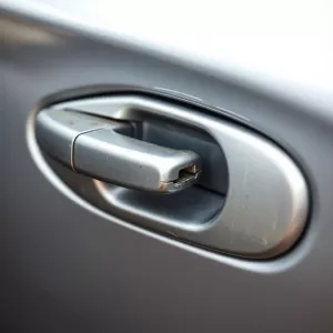 Luźna Klamka W Drzwiach Samochodu