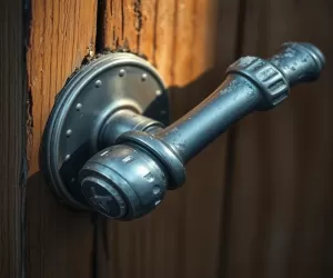Naprawa klamki w drzwiach wejściowych