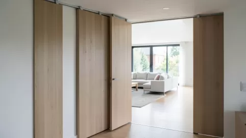 Panele przesuwne zamiast drzwi