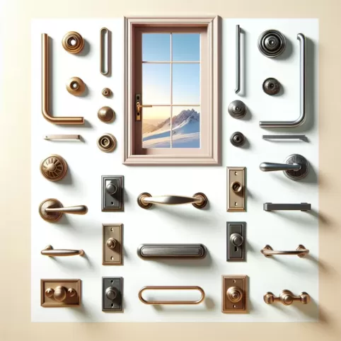 rodzaje klamek do okien