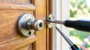 Wymiana klamki w drzwiach wejściowych