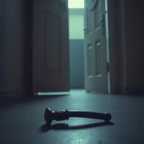 Wypadająca klamka z drzwi