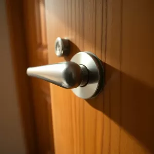 Zamek z blokadą klamki